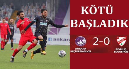 Kötü başladık 2-0