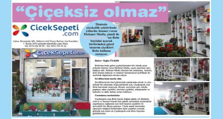 Çiçeksepeti.com Bolu bayisi açıldı