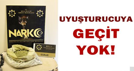 UYUŞTURUCUYA GEÇİT YOK
