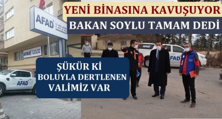 AFAD YENİ BİNASINA KAVUŞUYOR 