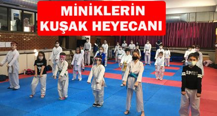 MİNİKLERİN  KUŞAK HEYECANI
