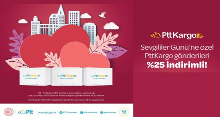 PTT'DEN SEVGİLİLER GÜNÜ'NE ÖZEL İNDİRİM