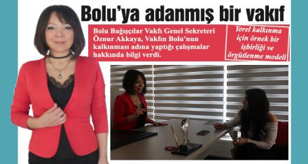 Tarımdan, eğitime, sağlığa her alanda bu vakıf var