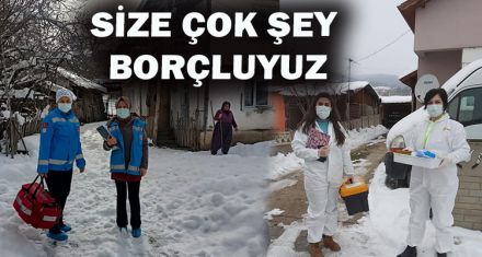SİZE ÇOK ŞEY BORÇLUYUZ