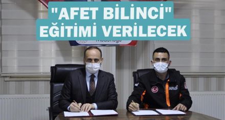 "AFET BİLİNCİ" EĞİTİMİ VERİLECEK