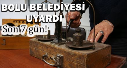BOLU BELEDİYESİ UYARDI