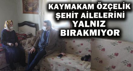 KAYMAKAM ÖZÇELİK, VATANDAŞLARLA BİR ARAYA GELDİ