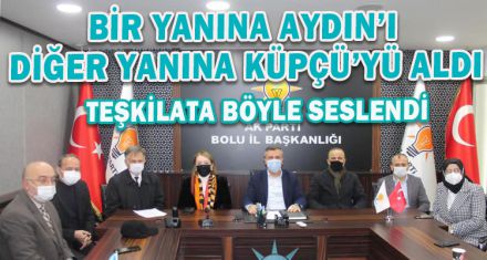 BİR YANINA AYDIN'I DİĞER YANINA KÜPÇÜ'YÜ ALDI