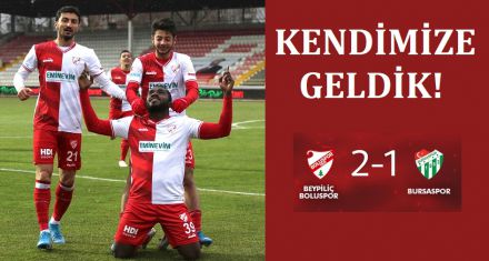 BOLUSPOR KENDİNE GELDİ 