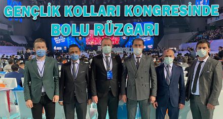 GENÇLİK KOLLARI KONGRESİNDE BOLU RÜZGARI   