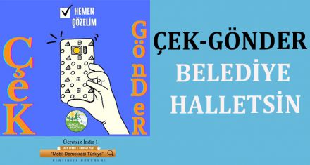 ÇEK-GÖNDER BELEDİYE HALLETSİN
