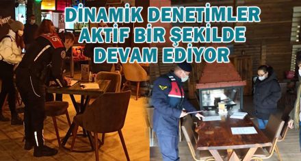 DİNAMİK DENETİMLER AKTİF BİR ŞEKİLDE DEVAM EDİYOR