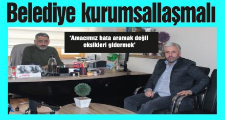 Belediye kurumsallaşmalı