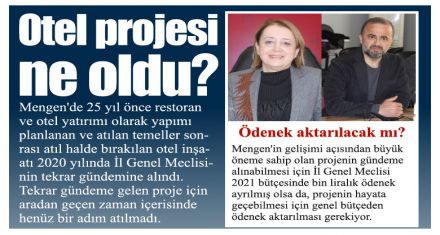 Mengen bu projeyi bekliyor