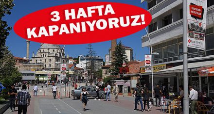 3 HAFTA KAPANIYORUZ!