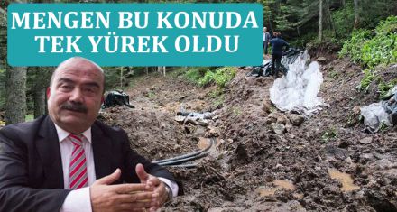 MENGEN BU KONUDA TEK YÜREK OLDU