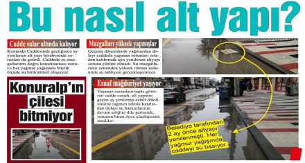 Konuralp'ın çilesi bitmiyor