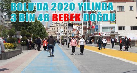 BOLU'DA 2020 YILINDA 3 BİN 48 BEBEK DOĞDU