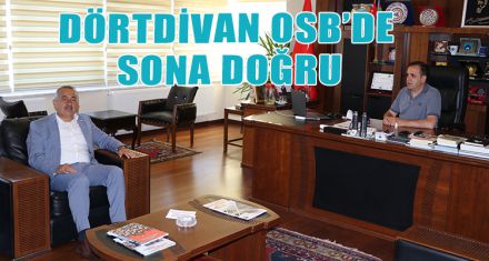 DÖRTDİVAN OSB'DE SONA DOĞRU