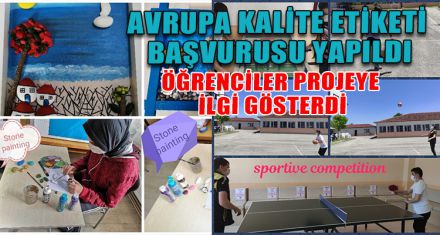 AVRUPA KALİTE ETİKETİ BAŞVURUSU YAPILDI