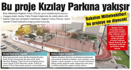 Kızılay Parkı Projesi görücüye çıktı