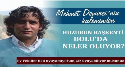 BEN UYUYAMIYORUM YA SİZ! 