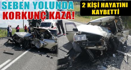 SEBEN YOLUNDA KORKUNÇ KAZA