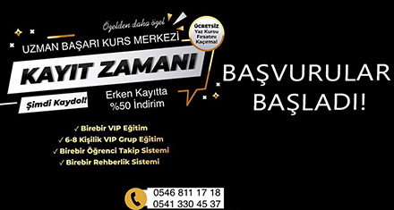 BAŞVURULAR BAŞLADI.