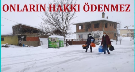 Onların hakkı ödenmez