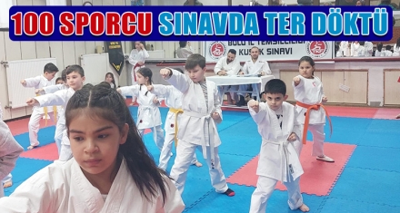 100 SPORCU SINAVDA TER DÖKTÜ