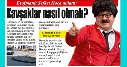 Eşofmanlı Şefket Hoca kavşakları anlattı
