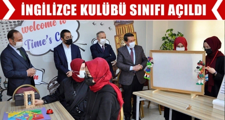 İNGİLİZCE KULÜBÜ SINIFI AÇILDI