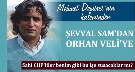 ŞEVVAL SAM'DAN ORHAN VELİ'YE