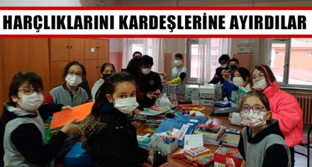 50. YIL İZZET BAYSAL ORTAOKULUNDAN KARDEŞ OKULA YARDIM
