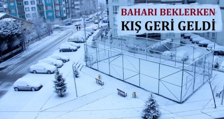 BAHARI BEKLERKEN KIŞ GERİ GELDİ