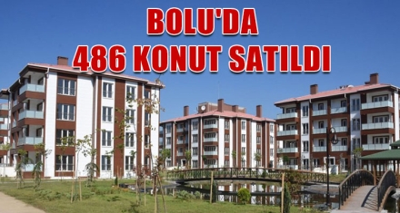 BOLU'DA 486 KONUT SATILDI