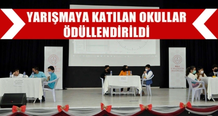DİN KÜLTÜRÜ VE AHLAK BİLGİSİ YARIŞMASI DÜZENLENDİ
