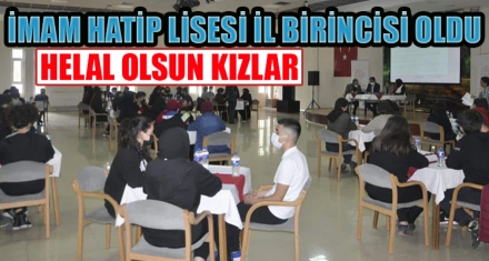 İMAM HATİP LİSESİ İL BİRİNCİSİ OLDU