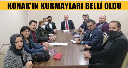 KONAK'IN KURMAYLARI BELLİ OLDU