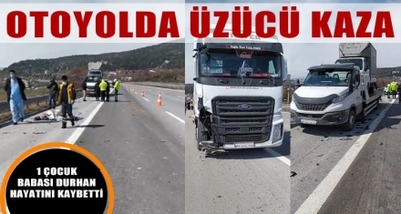 OTOYOLDA ÜZÜCÜ KAZA
