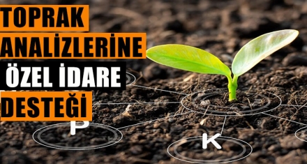 TOPRAK ANALİZLERİNE ÖZEL İDARE DESTEĞİ 