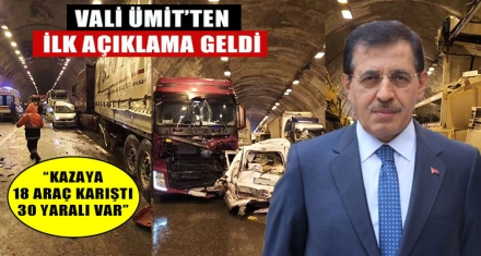 VALİ ÜMİT'TEN İLK AÇIKLAMA GELDİ