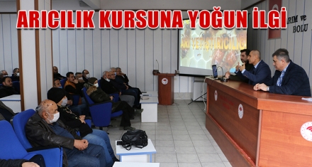 ARICILIK KURSUNA YOĞUN İLGİ 