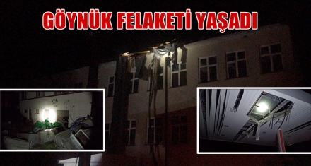 GÖYNÜK FELAKETİ YAŞADI