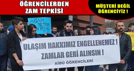ÖĞRENCİLERDEN ZAM TEPKİSİ