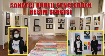 SANATÇI RUHLU GENÇLERDEN RESİM SERGİSİ