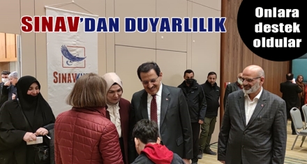 SINAV EĞİTİM KURUMLARI'NDAN DUYARLILIK