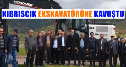KIBRISCIK EKSKAVATÖRÜNE KAVUŞTU