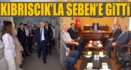 KIBRISCIK'LA SEBEN'E GİTTİ