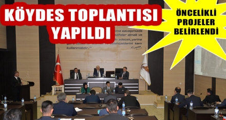 KÖYDES TOPLANTISI YAPILDI